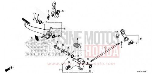 PEDALE CTX700AE de 2014